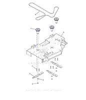 Parts List 11 - Deck, Belt, Blades and Spindles - 42 Inch