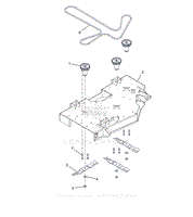 Parts List 11 - Deck, Belt, Blades and Spindles - 42 Inch