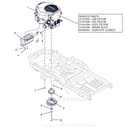 Parts List 14 - Engine - Kohler 24 Pro W/SC