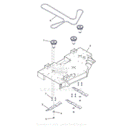 Parts List 11 - Deck, Belt, Blades and Spindles - 42 Inch