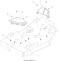 Parts List 6 - Belt Cover 42 Inch