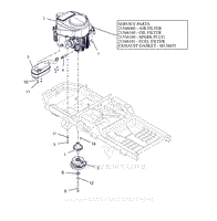 Parts List 14 - Engine - Kawasaki FR691 23HP