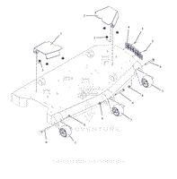 Parts List 5 - Anti-Scalp Wheels and Belt Covers - 52 Inch and 60 Inch