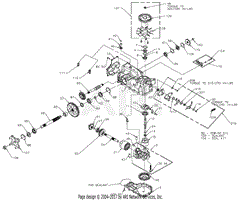 Hydrostatic Transaxle - Right S/N 001000 and up