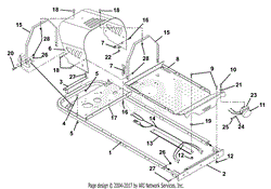 Frame, Hood And Footrest