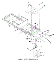 Frame, Footrest, Casters And Tires