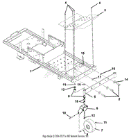 Frame, Footrest, Casters And Tires