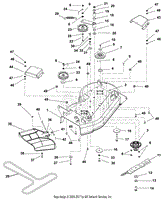 34&quot; Deck, Belts, Idlers, Blades