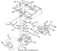 Transaxle, Dump Valves And Rear Wheels