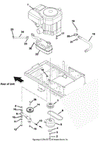 Engine, Exhaust, Belts And Idlers