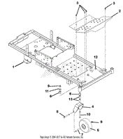 Frame, Footrest, Casters And Tires