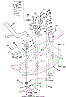 Mower Deck, Belt, Idlers And Blades