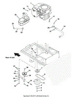 Engine, Exhaust, Belts and Idlers