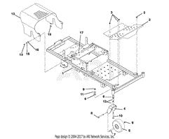 Frame, Footrest, Casters and Tires