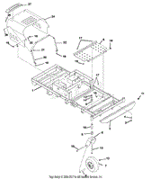 Frame, Footrest, Casters And Tires