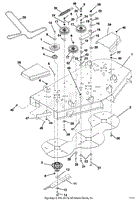 Mower Deck, Belt, Idlers, Blades