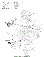 Engine, Exhaust, Belts and Idlers