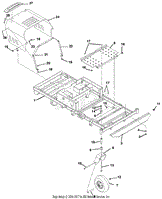 Frame, Hood, Footrest, Casters, Tires