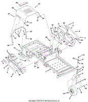 Frame, Hood, Fenders, Casters And Tires