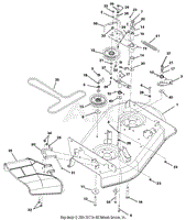 Mower Deck, Belt, And Idlers