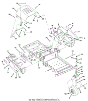 Frame, Hood, Fenders, Casters And Tires