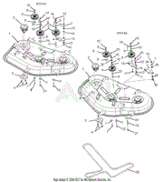 Mower Deck, Belt, And Idlers(2)