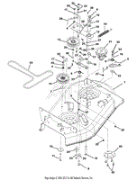 Mower Deck, Belt, And Idlers