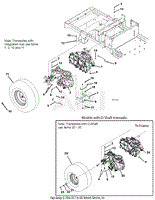 Transaxle, Dump Valves And Rear Wheels