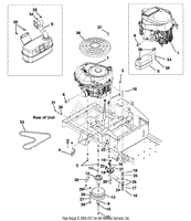 Engine, Exhaust, Belts And Idlers