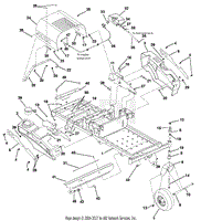 Frame, Hood, Fenders, Casters And Tires (2)