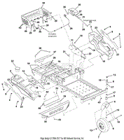 Frame, Hood, Fenders, Casters And Tires