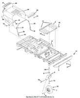 Frame, Footrest, Casters And Tires