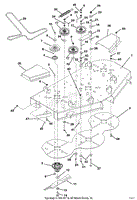 Mower Deck, Belt, Idlers And Blades