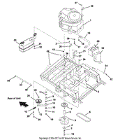 Engine, Exhaust, Belts and Idlers