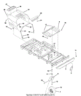 Frame, Hood, Footrest, Casters and Tires