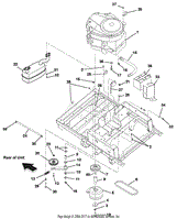 Engine, Exhaust, Belts and Idlers