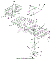 Frame, Hood, Footrest, Casters and Tires