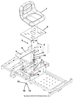 Seat And Seat Support - 34&quot;