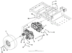 Transaxle, Dump Valves And Rear Wheels