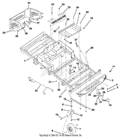 Frame, Hood, Footrest, Casters And Tires