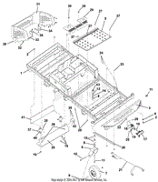 Frame, Hood, Footrest, Casters And Tires