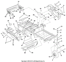 Frame, Hood, Fenders, Casters And Tires