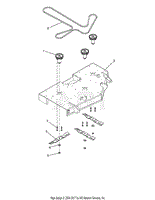 Deck, Belt, Blades and Spindles - 42&quot;