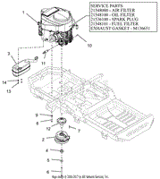 Engine - Kawasaki FR691 23HP