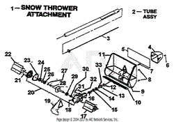 2381 Snow Thrower Attachment