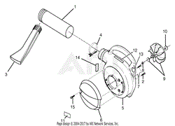 Volute, Fan And Tubes