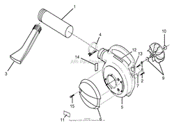 Volute, Fan And Tubes