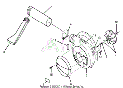 Volute, Fan And Tubes