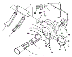 Volute, Fan And Tubes