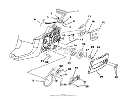 Clutch - Chain Brake - Drive Case Cover